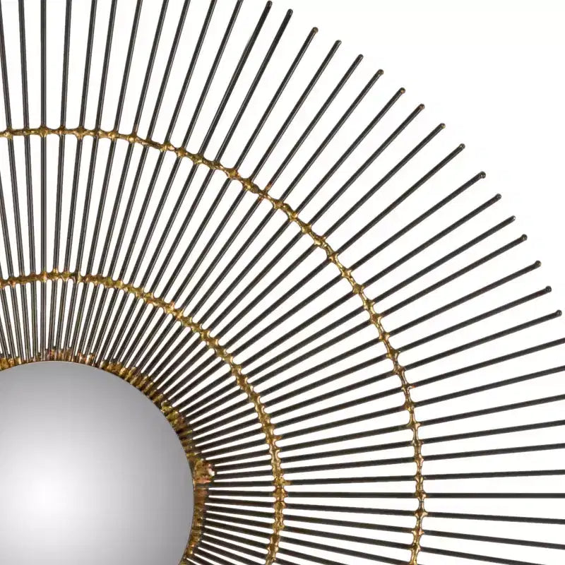 Miroir Soleil Orbit - 20 x 20 - MIR4021 - Doré -