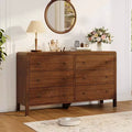 COZONY 6/7 Drawer Dresser for Bedroom,Wood Chest of Drawers with Metal Handles, Storage Organizer Dresser for Living Room & TV Stand Use