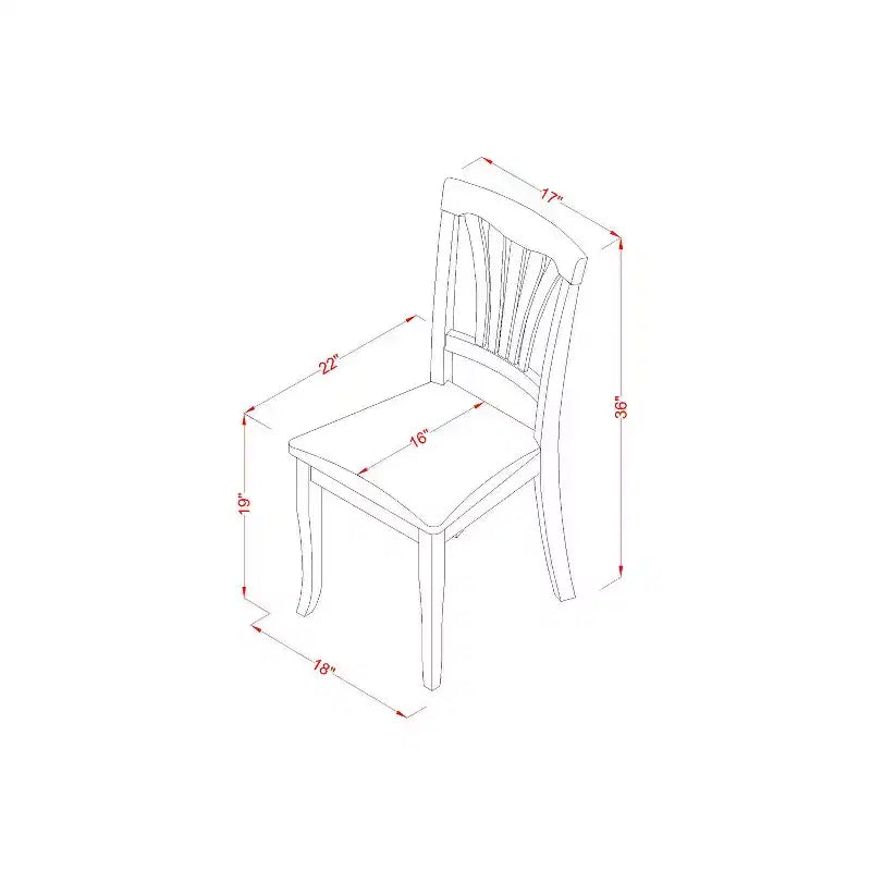 Ensemble de salle à manger avec 2 chaises, table de cuisine ronde à abattants, bois d'hévéa massif, finition brun selle, 42x42 pouces