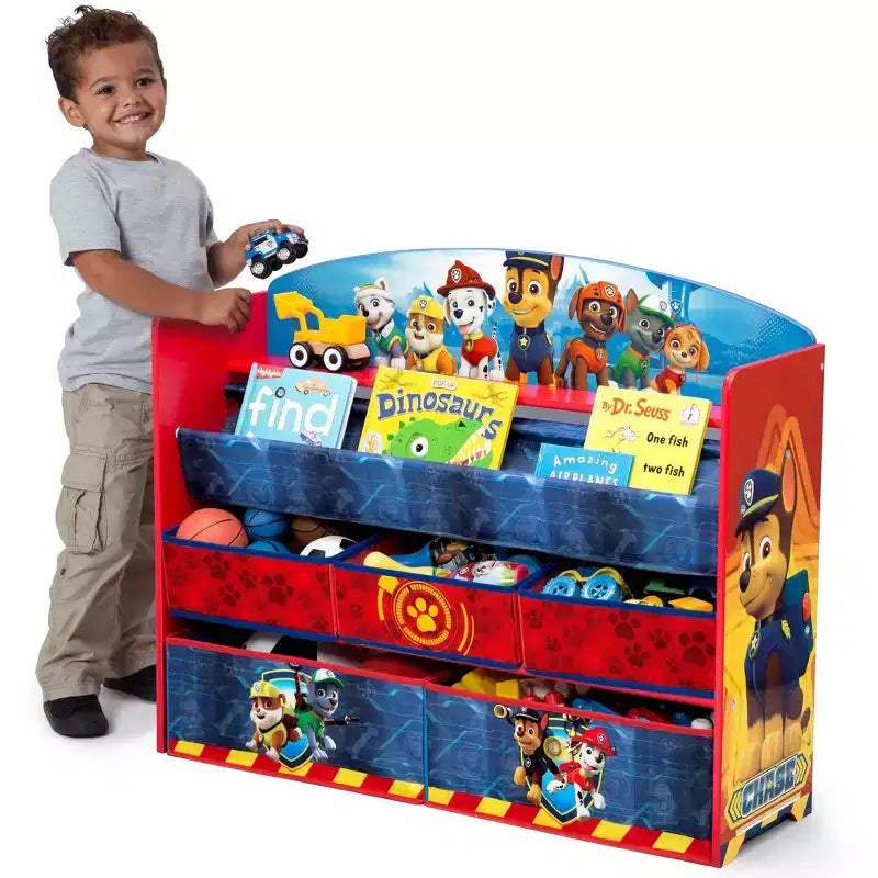 Delta Children Bibliothèque et organisateur de jouets PAW Patrol Deluxe