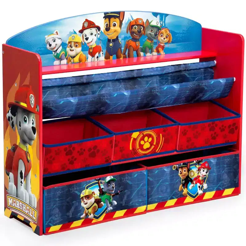 Delta Children Bibliothèque et organisateur de jouets PAW Patrol Deluxe