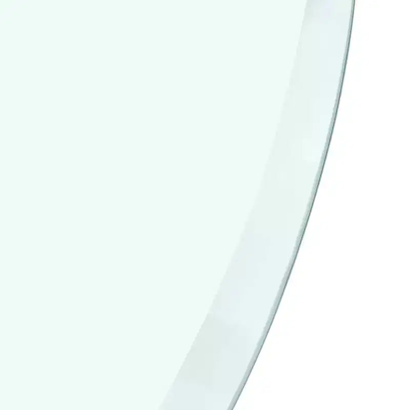 Table ronde Simms hauteur standard et 4 chaises Noyer - : Plateau en verre, Rembourrage crème