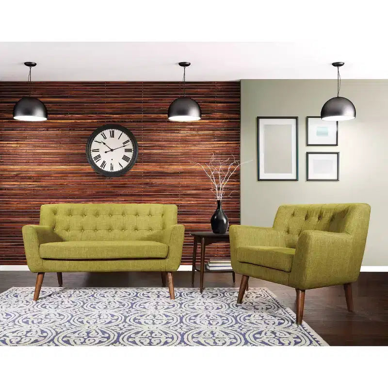 Chaise Mill Lane avec pieds couleur café -