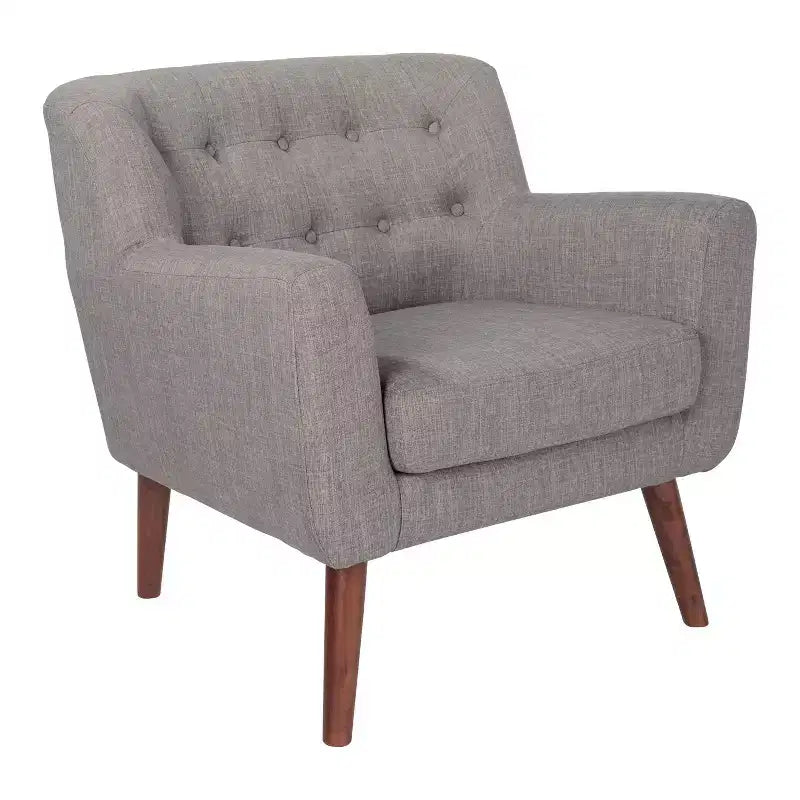 Chaise Mill Lane avec pieds couleur café -