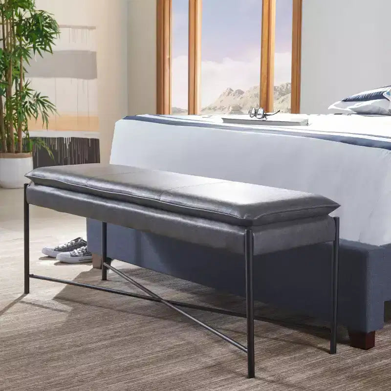 Banc en X capitonné Kara - BCH6402 -