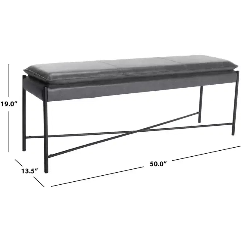 Banc en X capitonné Kara - BCH6402 -