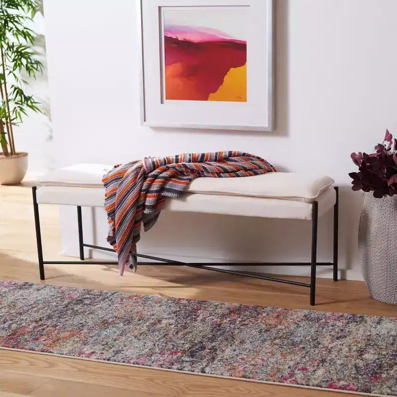 Banc en X capitonné Kara - BCH6402 -
