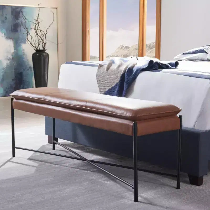 Banc en X capitonné Kara - BCH6402 -