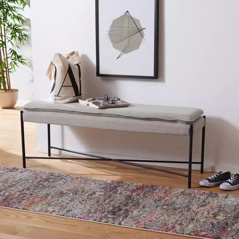 Banc en X capitonné Kara - BCH6402 -
