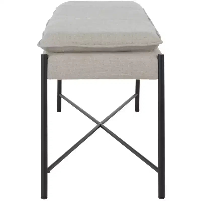 Banc en X capitonné Kara - BCH6402 -