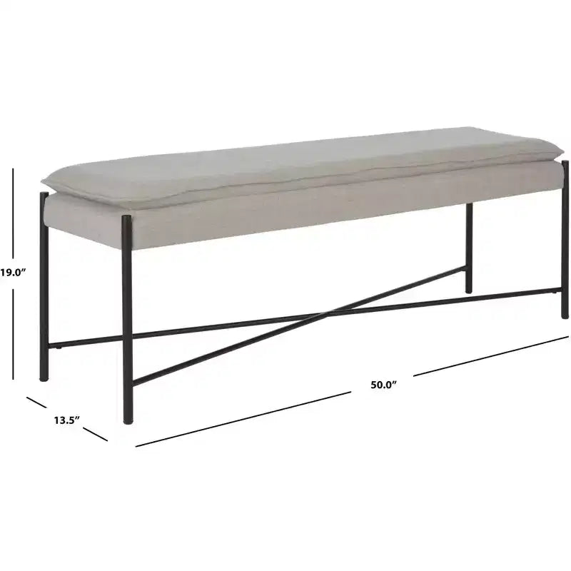 Banc en X capitonné Kara - BCH6402 -