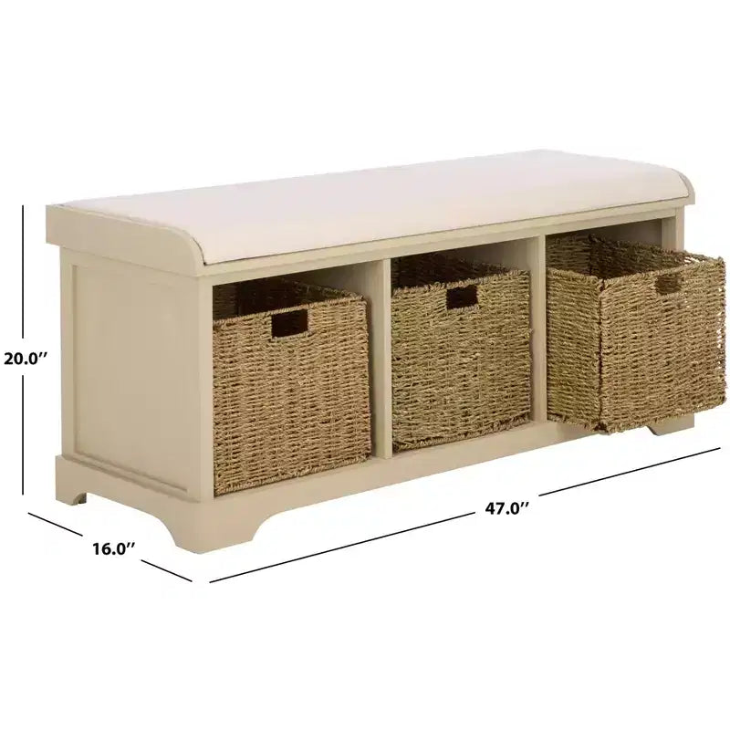 Banc de rangement Lonan - AMH5733 - Couture