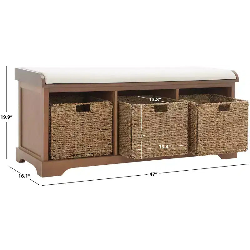 Banc de rangement Lonan - AMH5733 - Couture